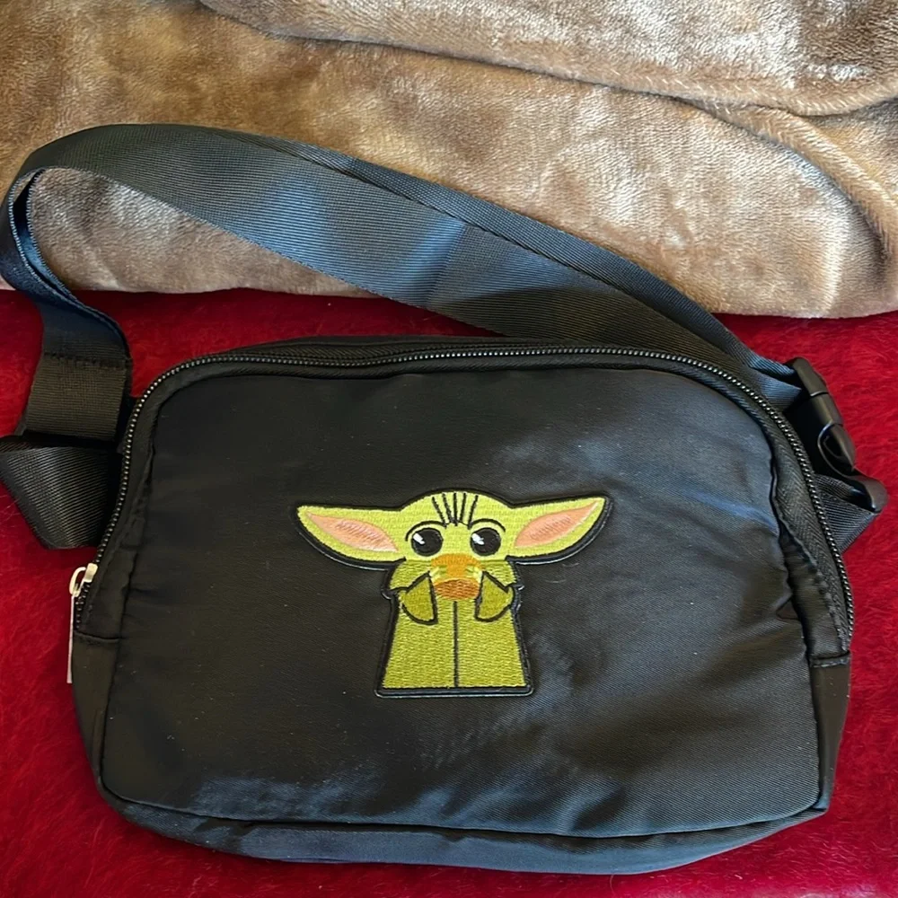YODA BACKPACK, BELT BAG, and HOODED YODA BLANKET 3 Piece bundle